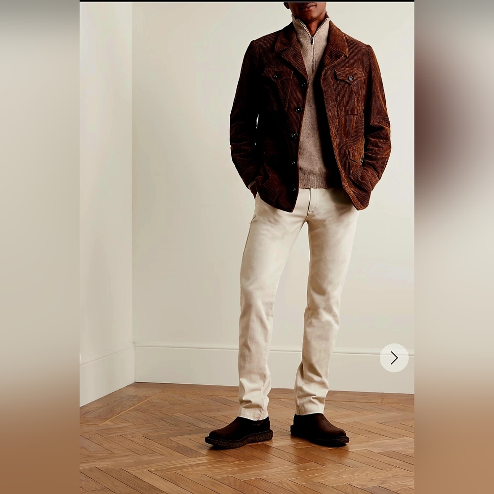 MASSIMO ALBA Men Winch2 Cotton Twill Trousers